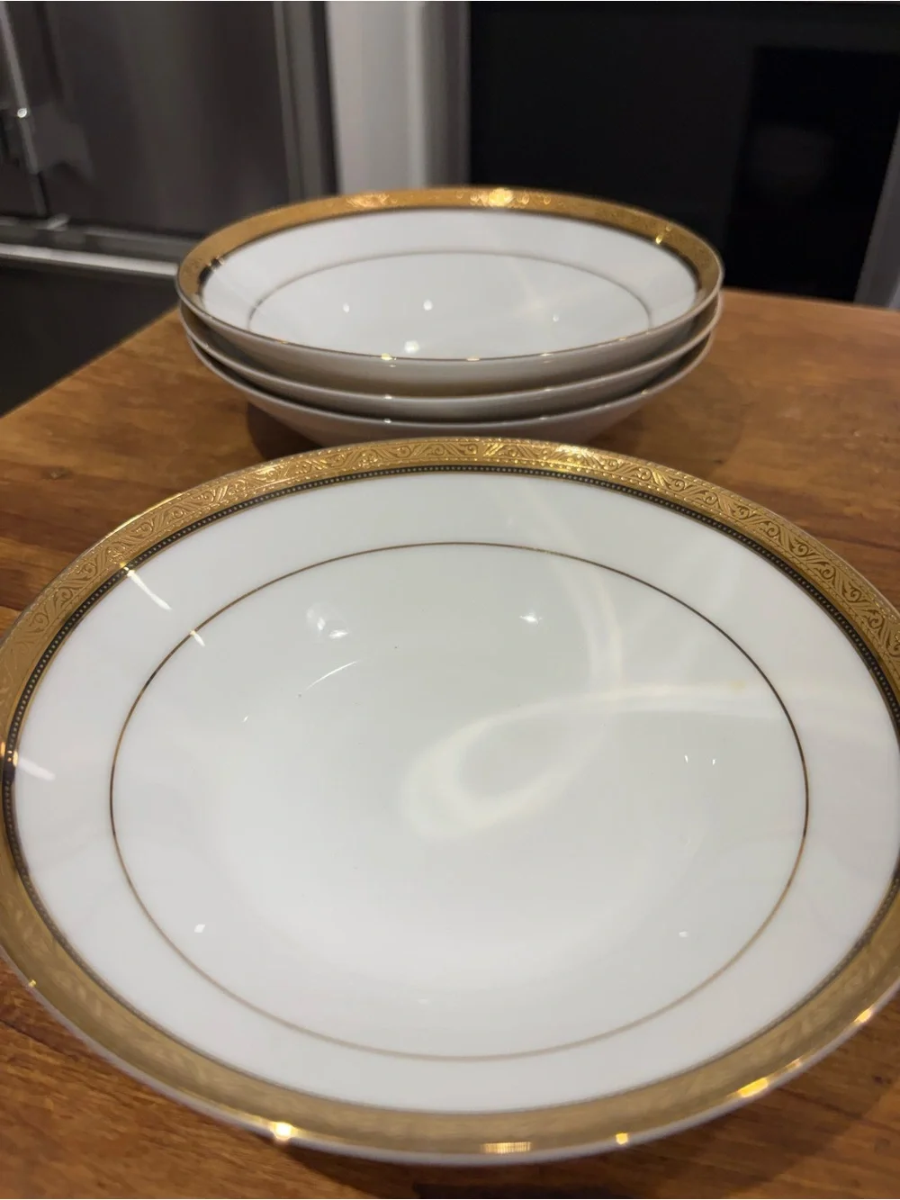 Noritake Kingswood Gold Bowl Set of 4